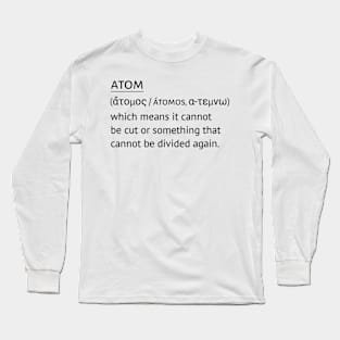 Atom Long Sleeve T-Shirt